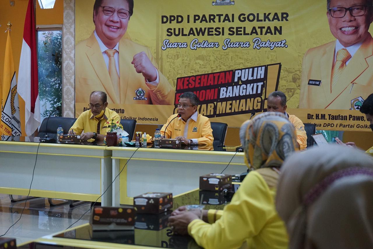 Airlangga Sudah Beri Sinyal, Panitia Pelantikan Pengurus Golkar Sulsel Langsung Dibentuk 